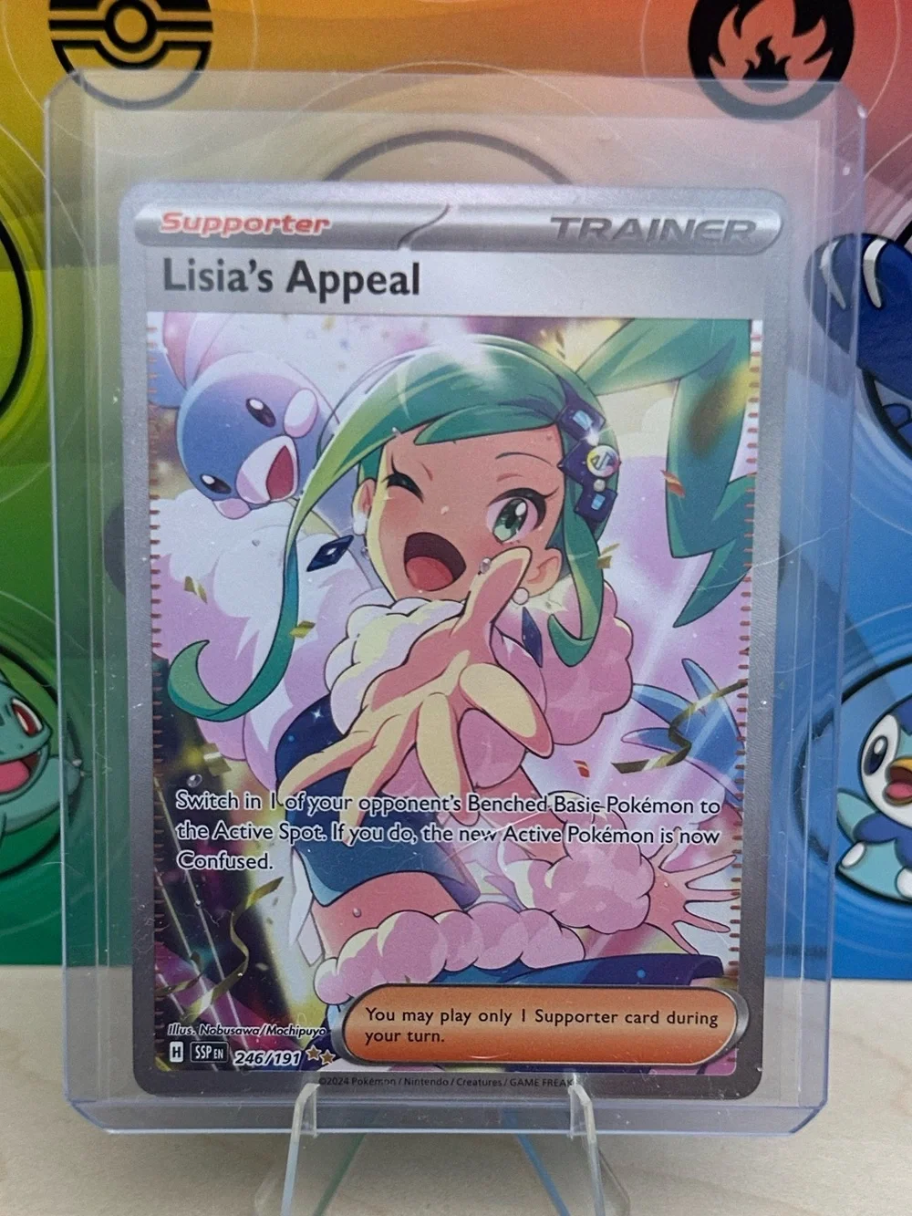Pokémon TCG Lisia's Appeal - 246/191 - SV08: Surging Sparks (SSP) Mint/NM